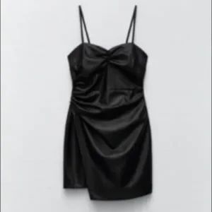 Zara Faux Leather Mini Dress